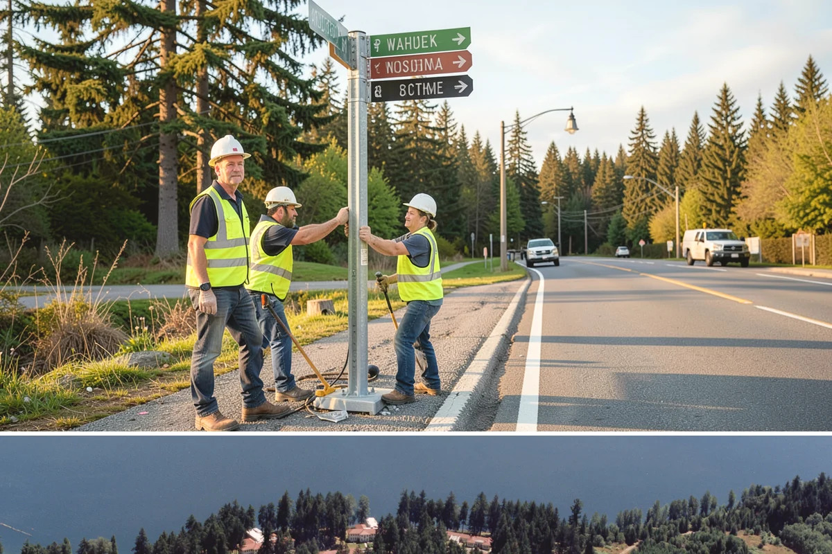 Jersey Barrier Placement in Lakewood, Pierce County, WA - Placement follows the construction season but is available year-round for emergency road protection.