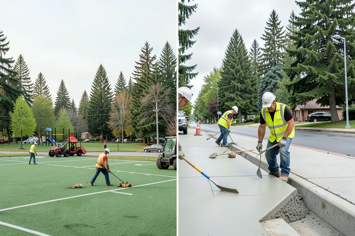 Jersey Barrier Placement in Maple Valley, King County, WA - Determine barrier run, placement, and connection needs