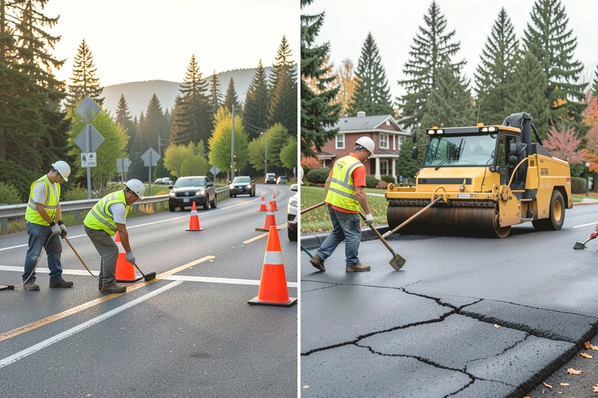 Jersey Barrier Placement in Mill Creek, Snohomish County, WA - Determine barrier run, placement, and connection needs