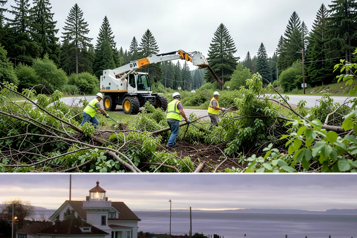 Jersey Barrier Placement in Mukilteo, Snohomish County, WA - Placement follows the construction season but is available year-round for emergency road protection.