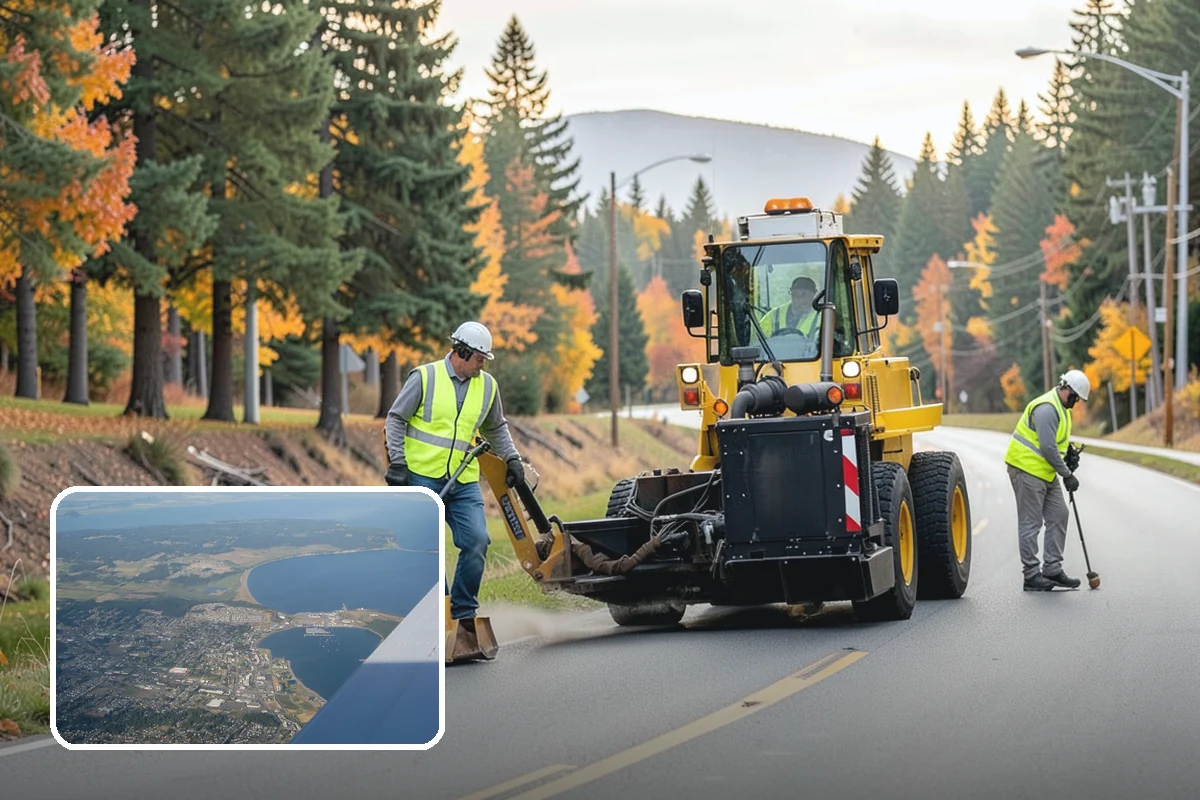 Jersey Barrier Placement in Oak Harbor, Island County, WA - Positive protection for high-risk work zones