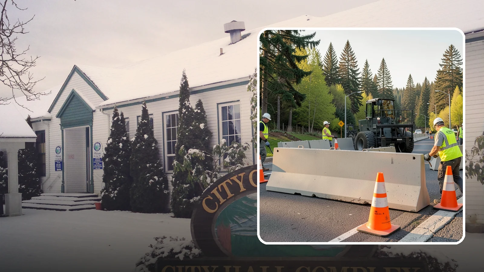 Jersey Barrier Placement in Pacific, King County, WA - Concrete Jersey barrier placement provides heavy-duty separation and protection for public work zones.