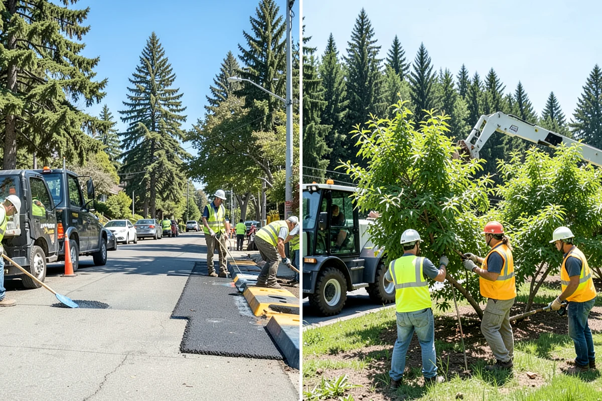 Jersey Barrier Placement in Puyallup, Pierce County, WA - Determine barrier run, placement, and connection needs