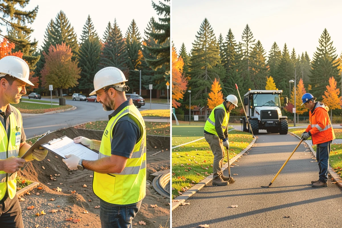 Jersey Barrier Placement in Sammamish, King County, WA - Determine barrier run, placement, and connection needs