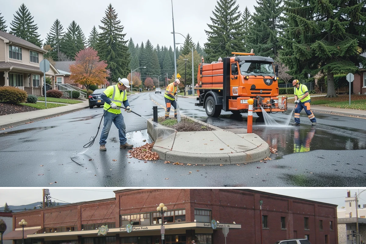 Jersey Barrier Placement in Sedro-Woolley, Skagit County, WA - Placement follows the construction season but is available year-round for emergency road protection.