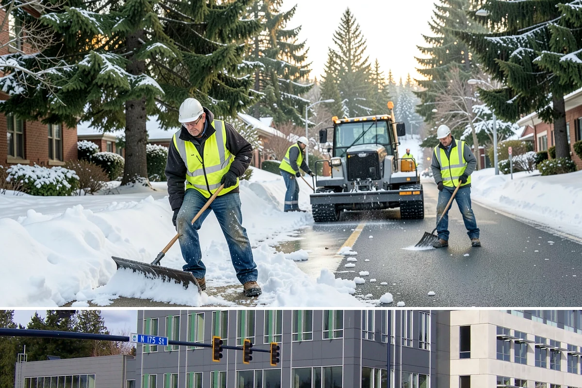 Jersey Barrier Placement in Shoreline, King County, WA - Placement follows the construction season but is available year-round for emergency road protection.