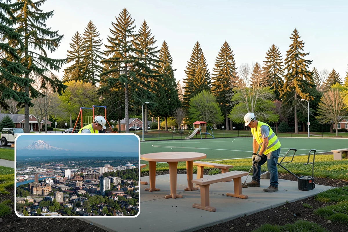 Jersey Barrier Placement in Tacoma, Pierce County, WA - Positive protection for high-risk work zones