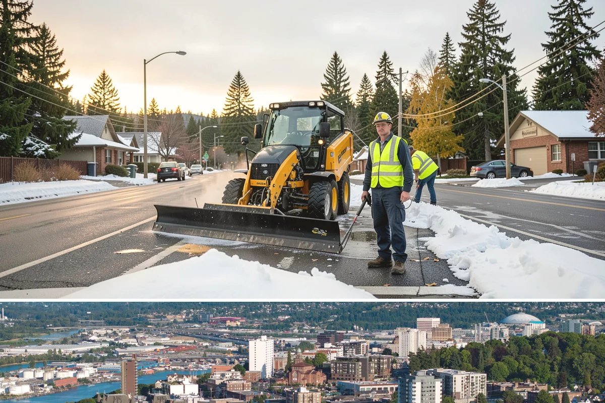 Jersey Barrier Placement in Tacoma, Pierce County, WA - Placement follows the construction season but is available year-round for emergency road protection.