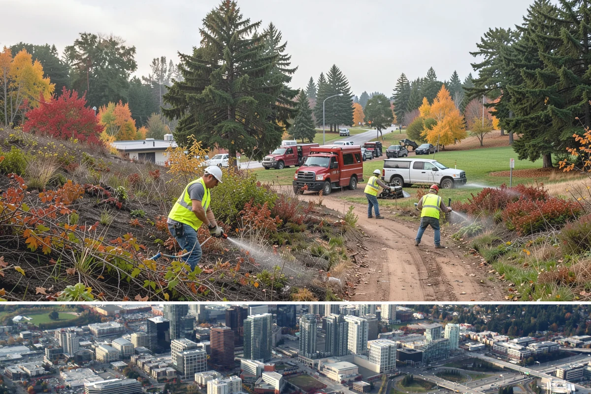 Job Order Contracting in Bellevue, King County, WA - Job orders are issued year-round, with exterior concrete and paving jobs favoring the drier months.