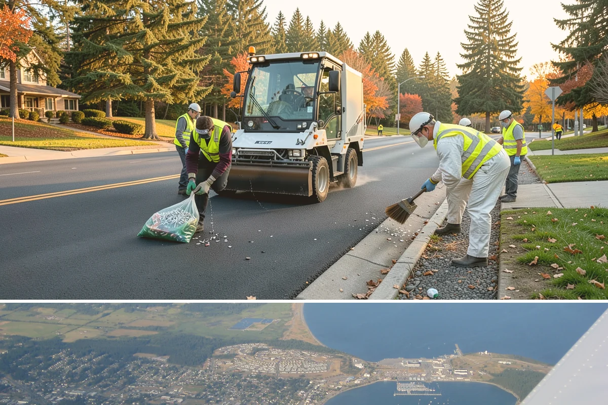 Job Order Contracting in Oak Harbor, Island County, WA - Job orders are issued year-round, with exterior concrete and paving jobs favoring the drier months.