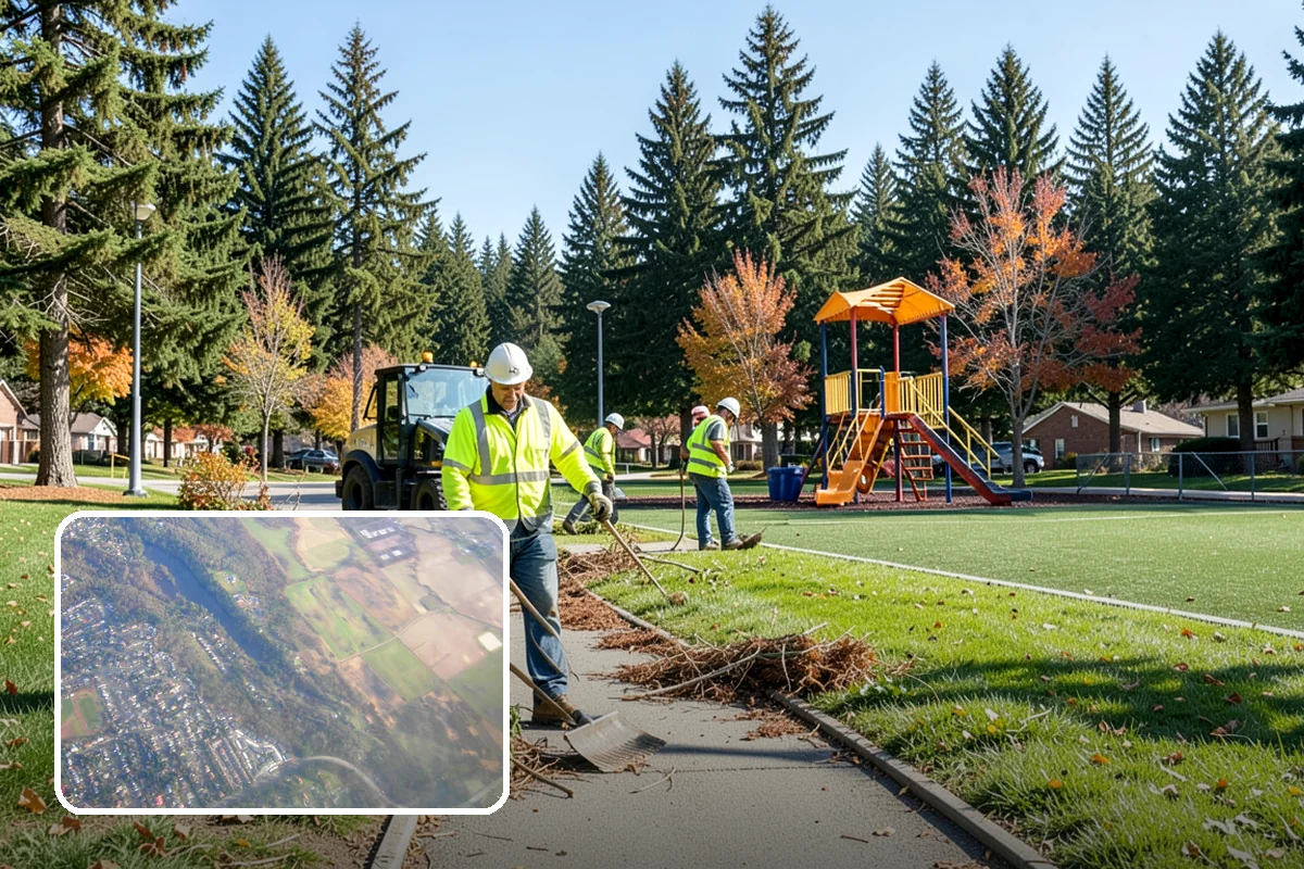 K-Rail Placement in Algona, King County, WA - Continuous barrier protection along alignments
