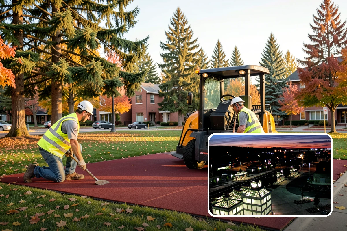 K-Rail Placement in Auburn, King County, WA - Continuous barrier protection along alignments