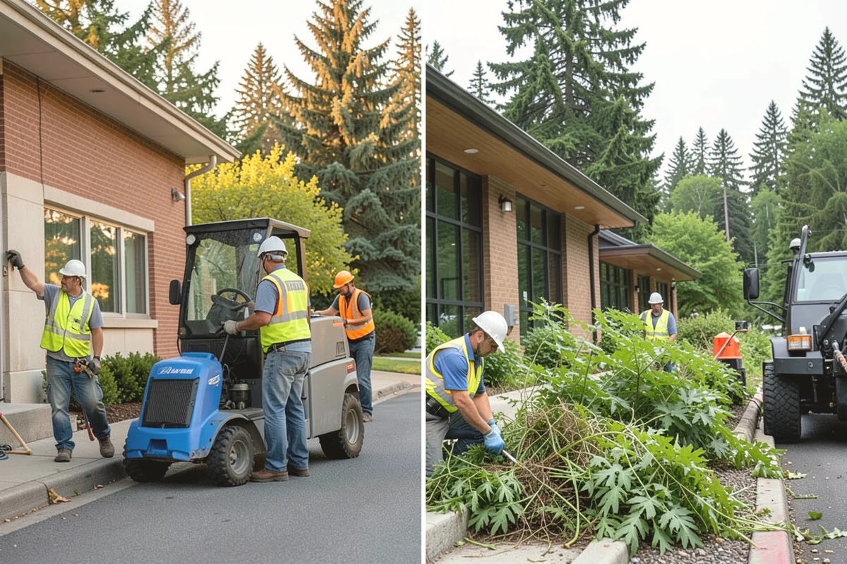 K-Rail Placement in Black Diamond, King County, WA - Plan the K-rail run and delineation needs