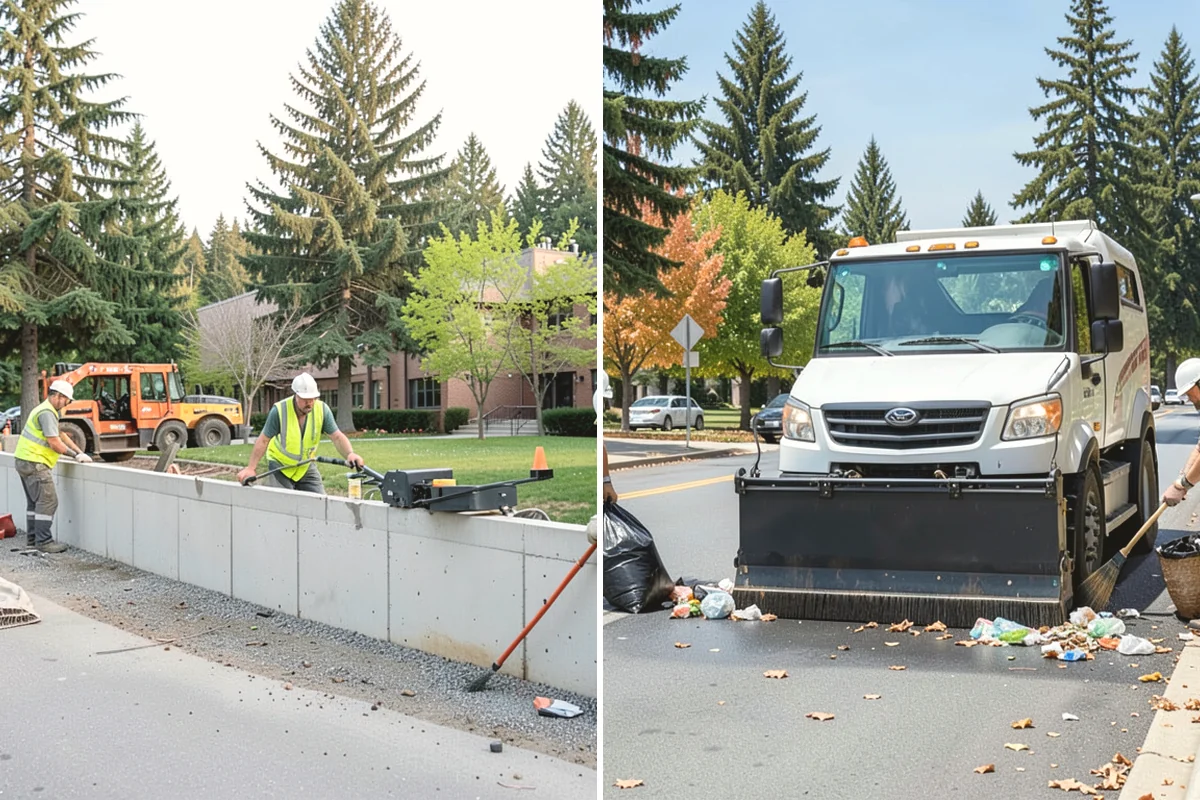 K-Rail Placement in Burien, King County, WA - Plan the K-rail run and delineation needs
