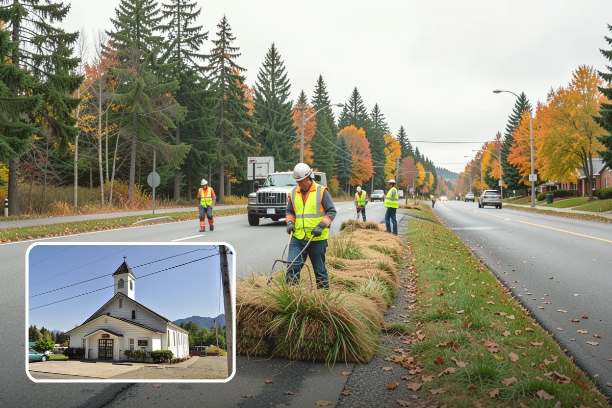 K-Rail Placement in Concrete, Skagit County, WA - Continuous barrier protection along alignments