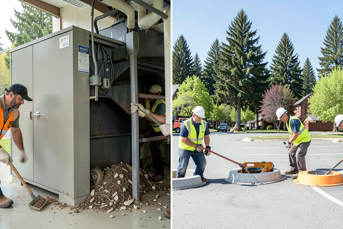 K-Rail Placement in Concrete, Skagit County, WA - Plan the K-rail run and delineation needs