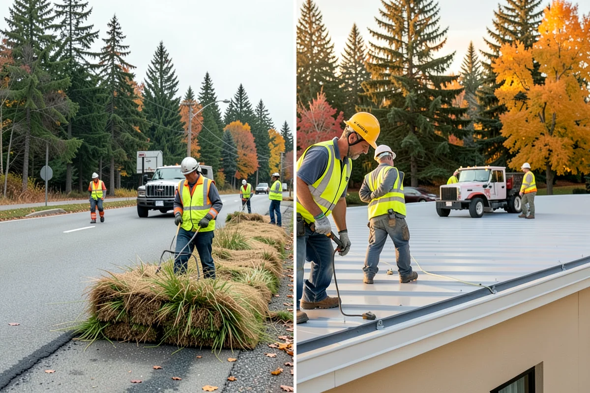 K-Rail Placement in Fircrest, Pierce County, WA - Plan the K-rail run and delineation needs