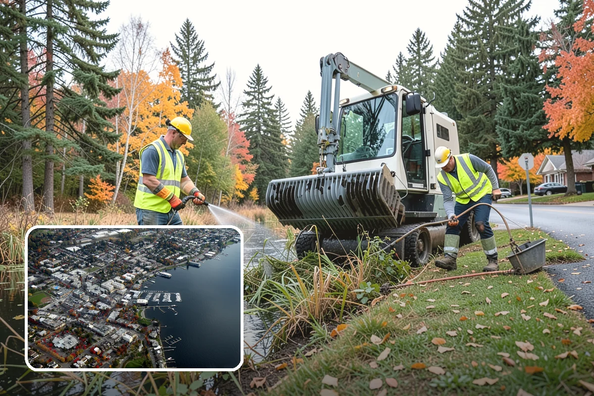 K-Rail Placement in Kirkland, King County, WA - Continuous barrier protection along alignments