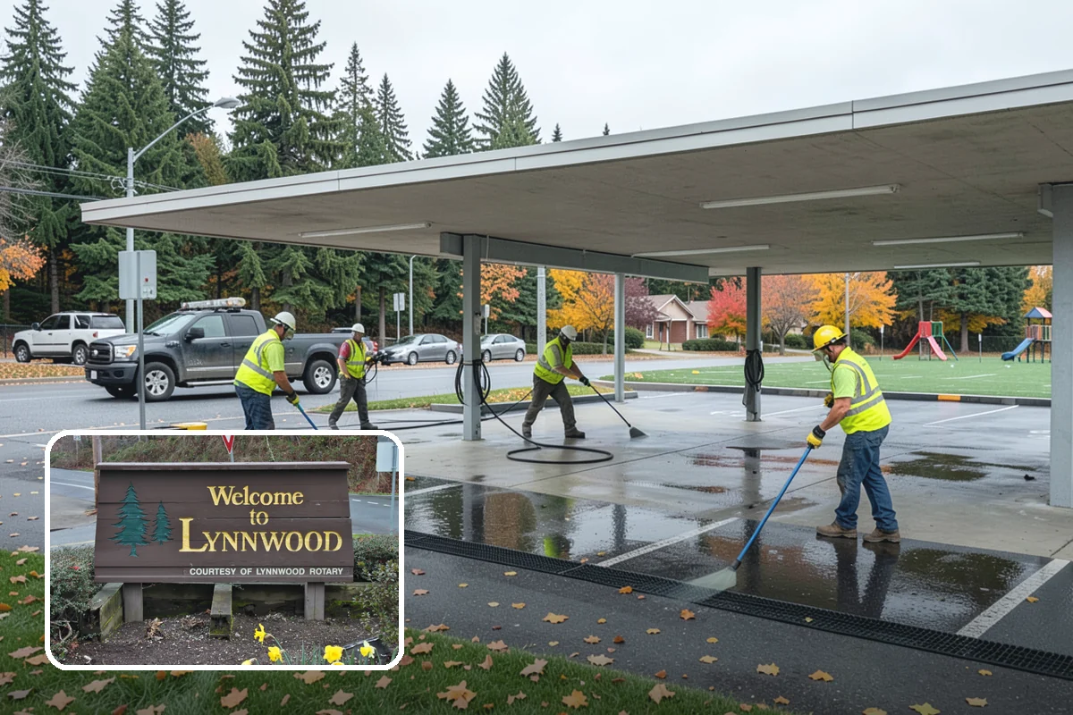 K-Rail Placement in Lynnwood, Snohomish County, WA - Continuous barrier protection along alignments