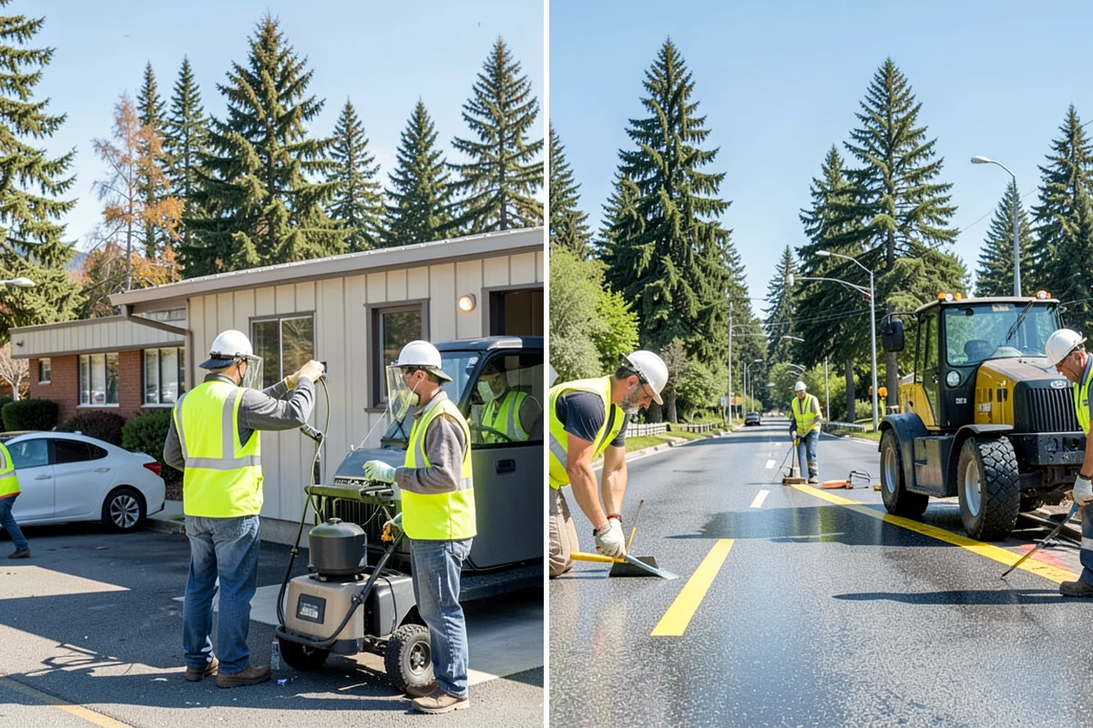 K-Rail Placement in Normandy Park, King County, WA - Plan the K-rail run and delineation needs