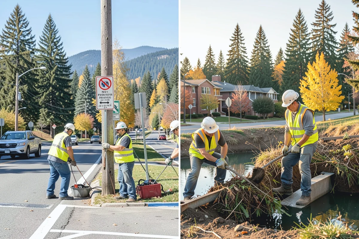 K-Rail Placement in Roy, Pierce County, WA - Plan the K-rail run and delineation needs