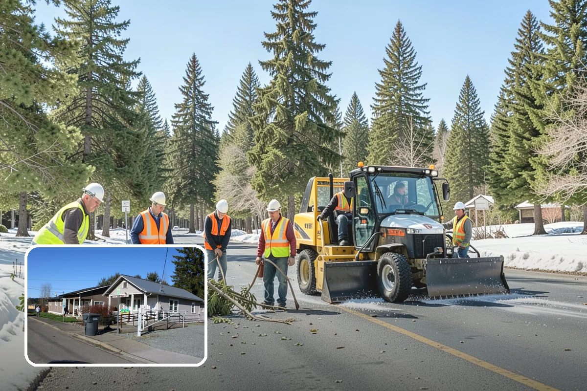 K-Rail Placement in South Prairie, Pierce County, WA - Continuous barrier protection along alignments