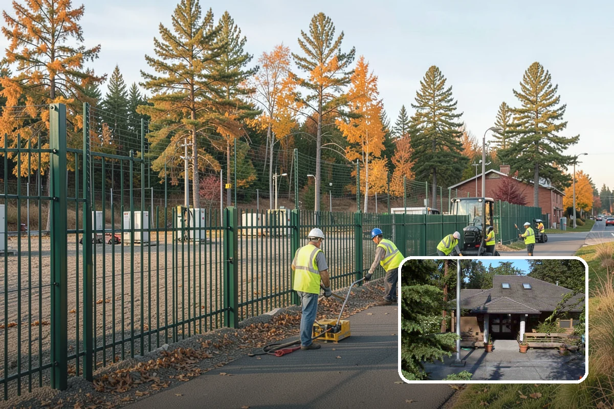 K-Rail Placement in Yarrow Point, King County, WA - Continuous barrier protection along alignments