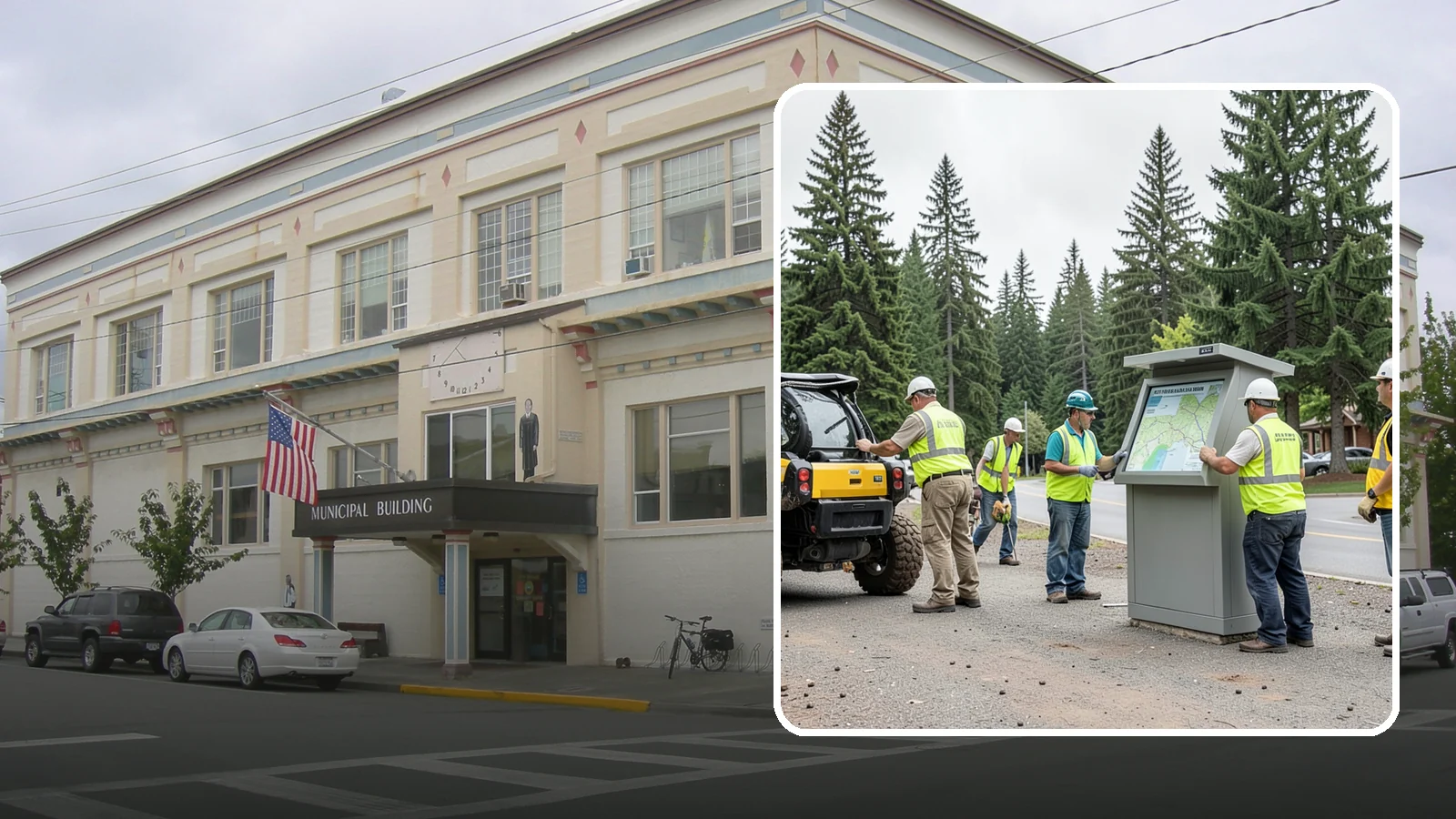 Kiosk Installation in Anacortes, Skagit County, WA - We install community information kiosks at trailheads, parks, and civic gathering places for posted notices and maps.