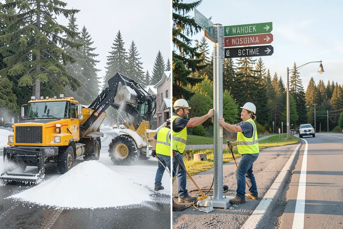 Kiosk Installation in Auburn, King County, WA - Confirm kiosk model, materials, and footing details