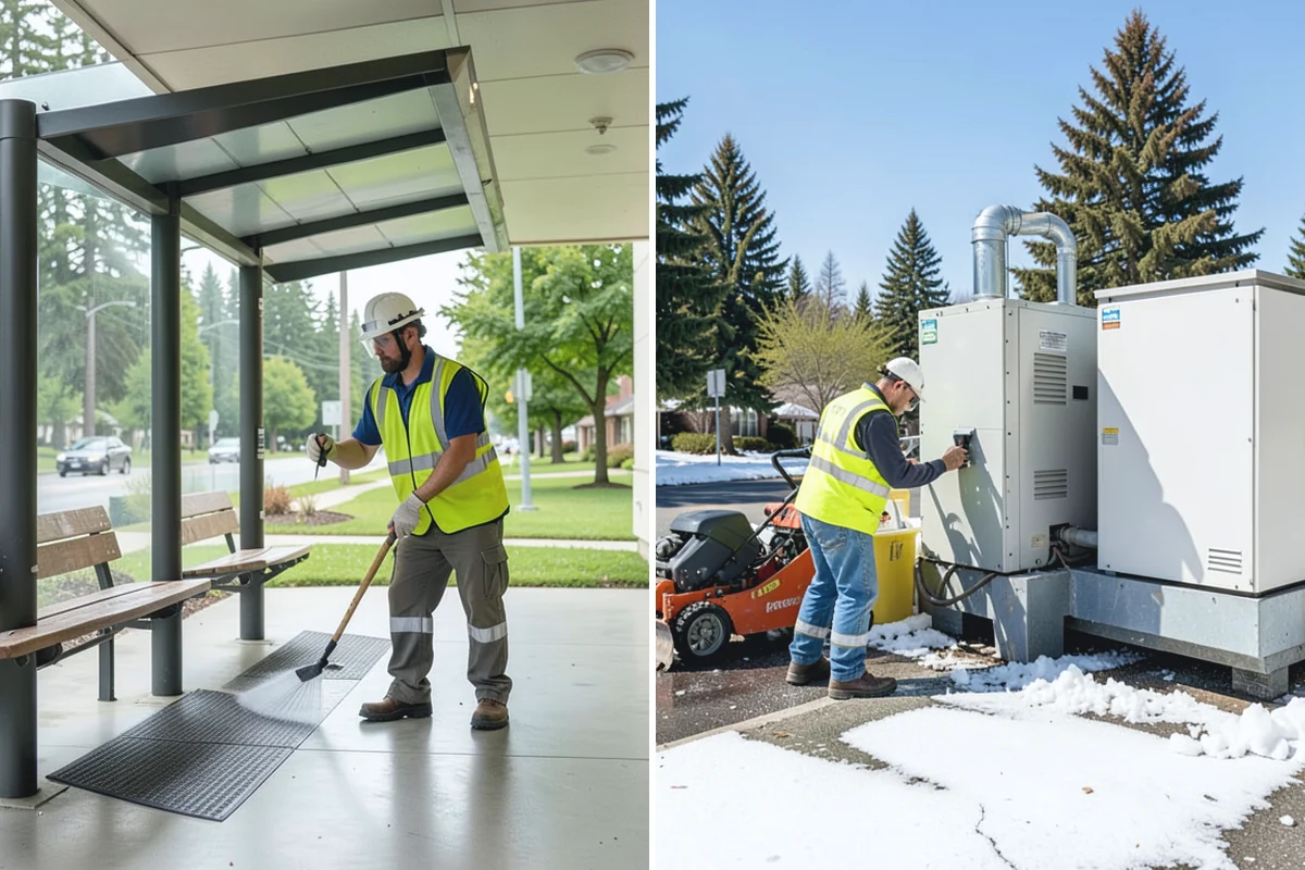 Kiosk Installation in Beaux Arts Village, King County, WA - Confirm kiosk model, materials, and footing details