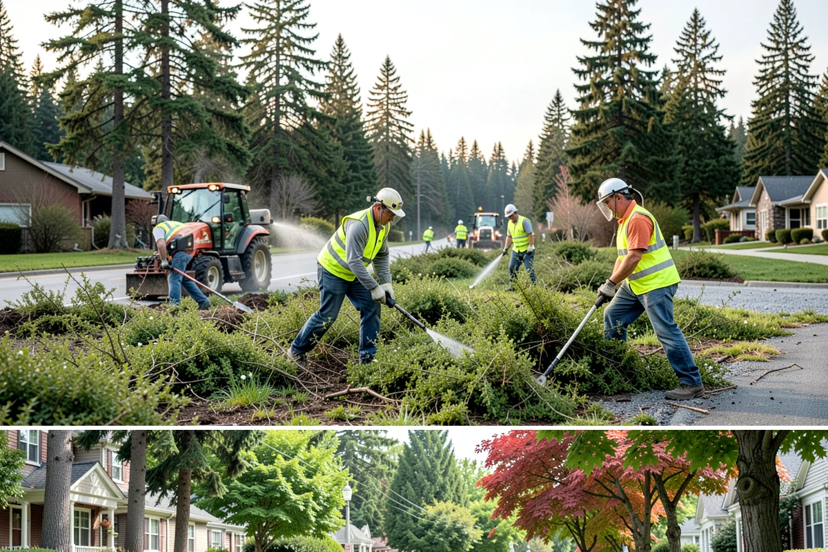 Kiosk Installation in Beaux Arts Village, King County, WA - Footing and installation work is best scheduled in drier months for reliable concrete cures, though covered kiosks can be set...