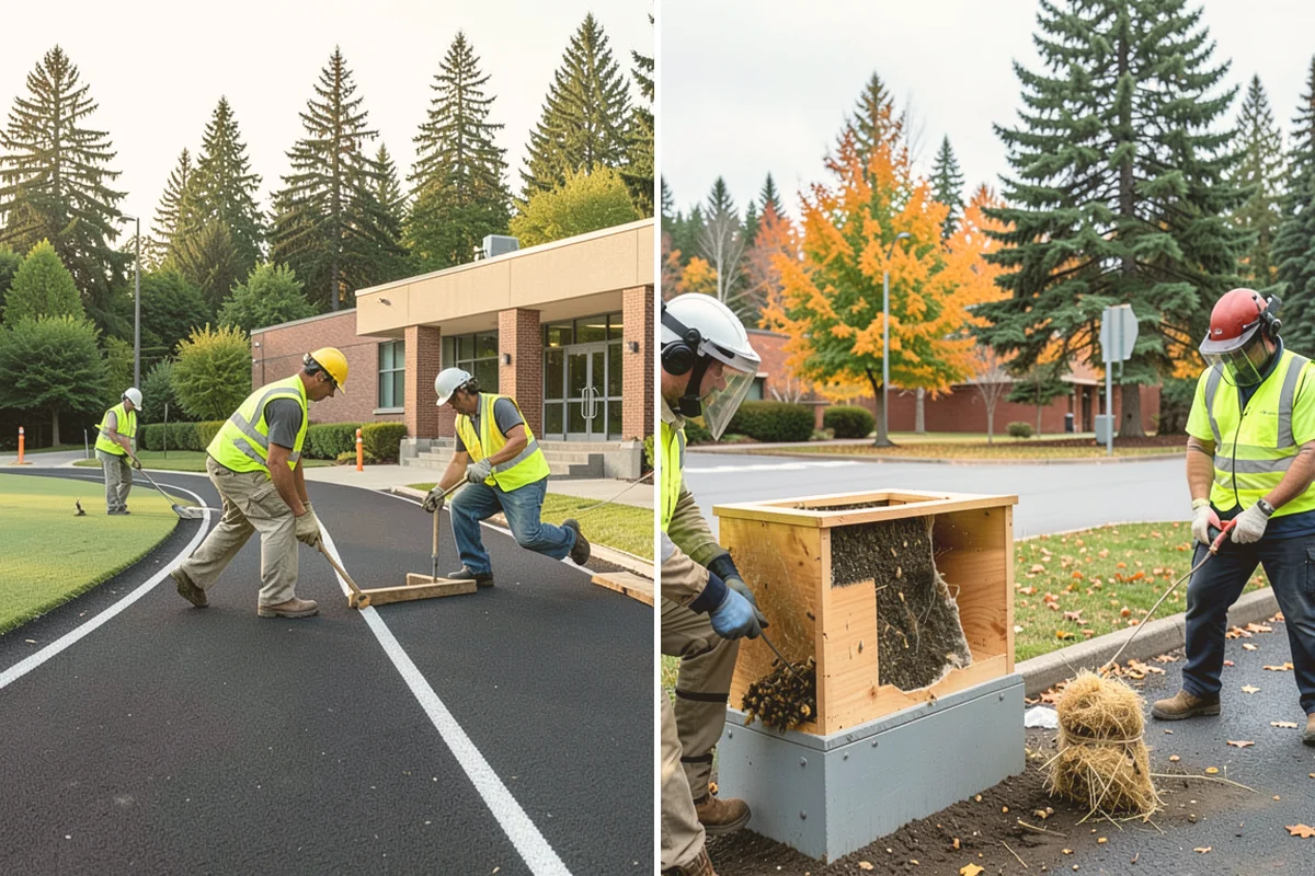 Kiosk Installation in Brier, Snohomish County, WA - Confirm kiosk model, materials, and footing details