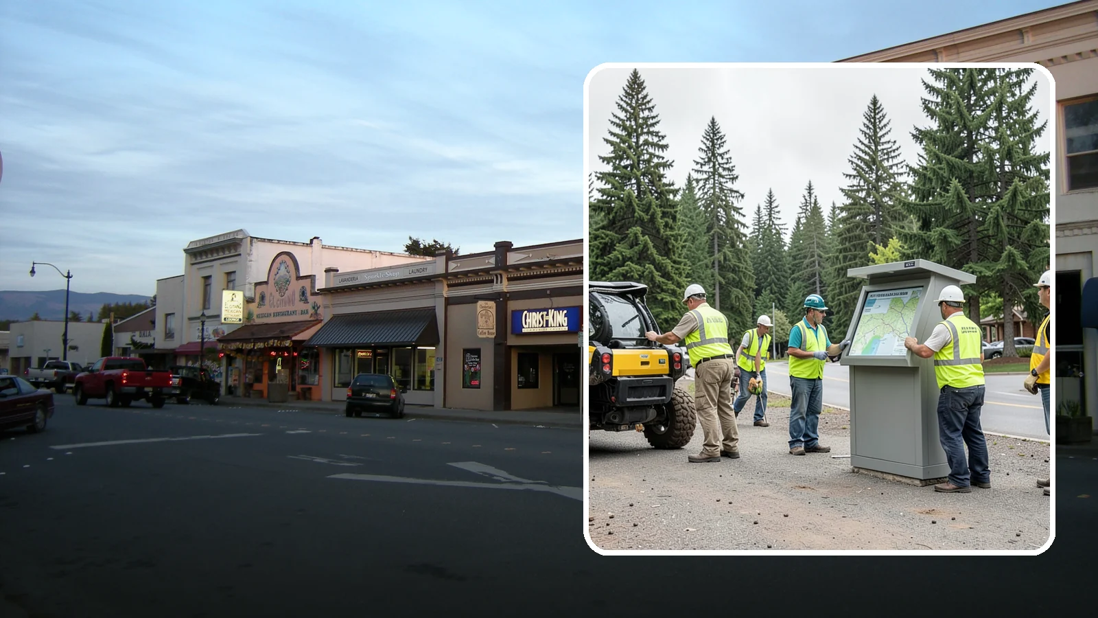 Kiosk Installation in Burlington, Skagit County, WA - We install community information kiosks at trailheads, parks, and civic gathering places for posted notices and maps.