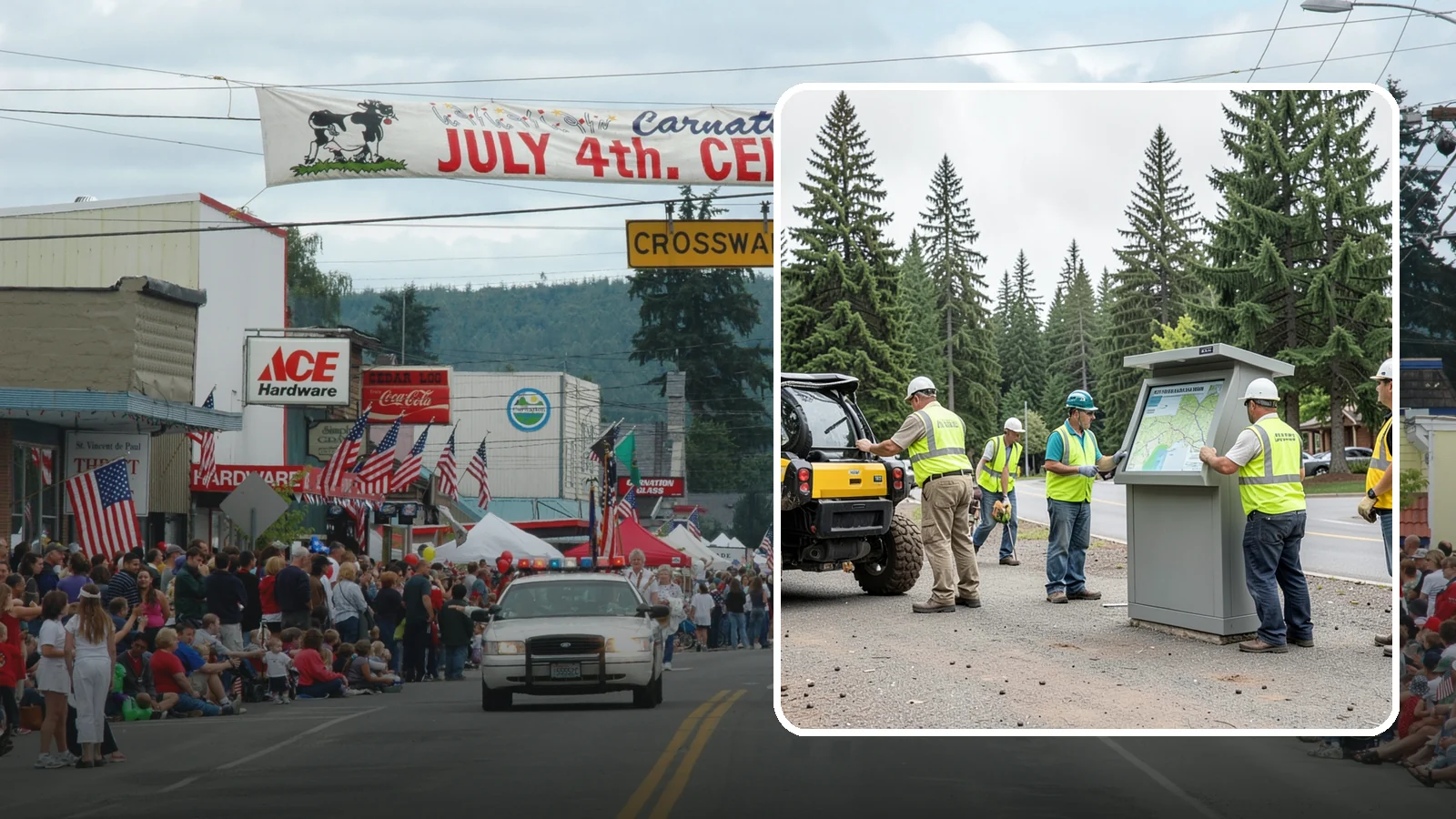 Kiosk Installation in Carnation, King County, WA - We install community information kiosks at trailheads, parks, and civic gathering places for posted notices and maps.