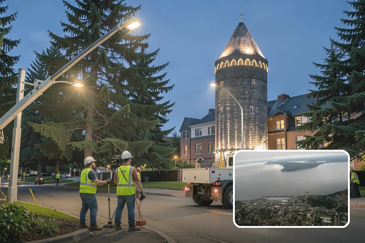 Kiosk Installation in Des Moines, King County, WA - Provides a protected, official surface for public postings and maps