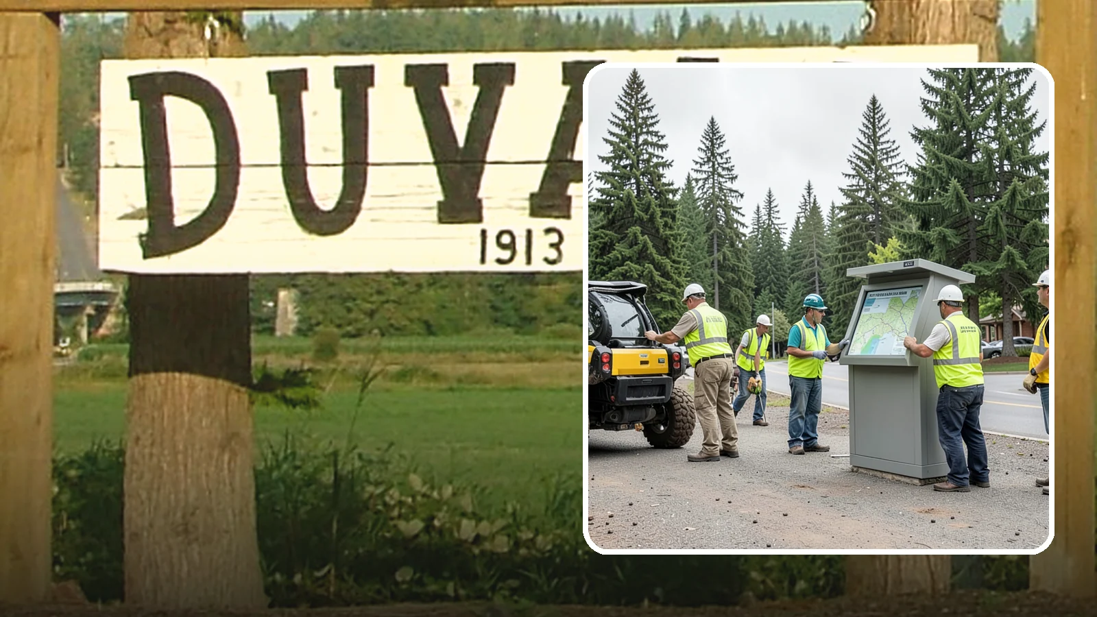 Kiosk Installation in Duvall, King County, WA - We install community information kiosks at trailheads, parks, and civic gathering places for posted notices and maps.