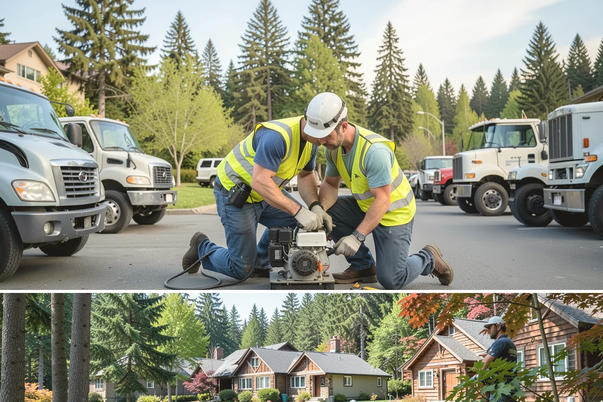 Kiosk Installation in Edgewood, Pierce County, WA - Footing and installation work is best scheduled in drier months for reliable concrete cures, though covered kiosks can be set...