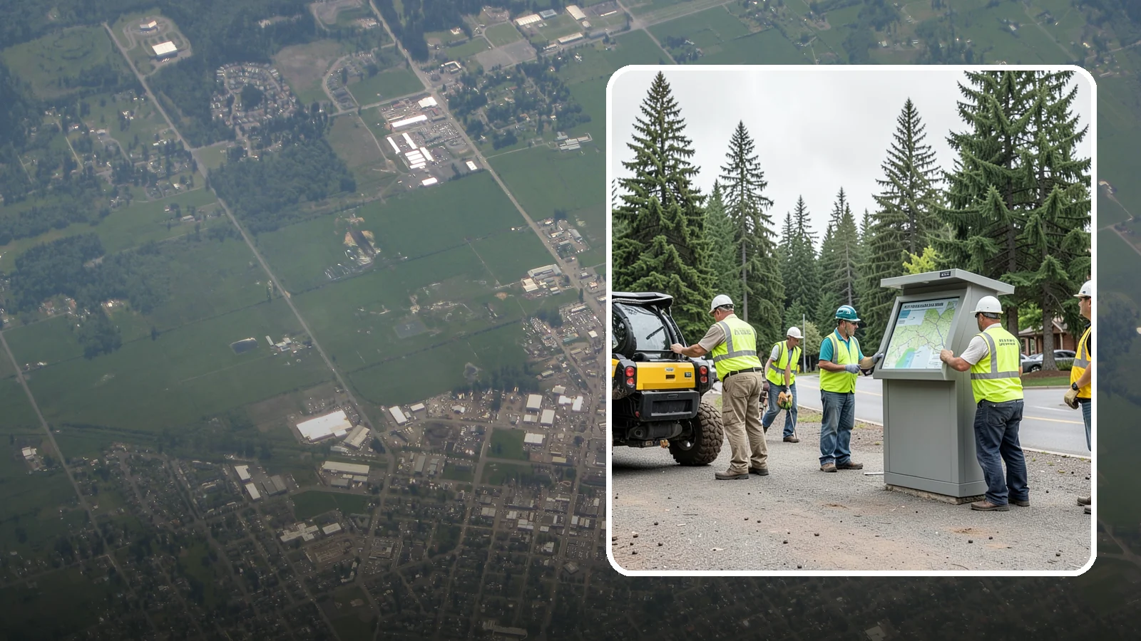 Kiosk Installation in Enumclaw, King County, WA - We install community information kiosks at trailheads, parks, and civic gathering places for posted notices and maps.