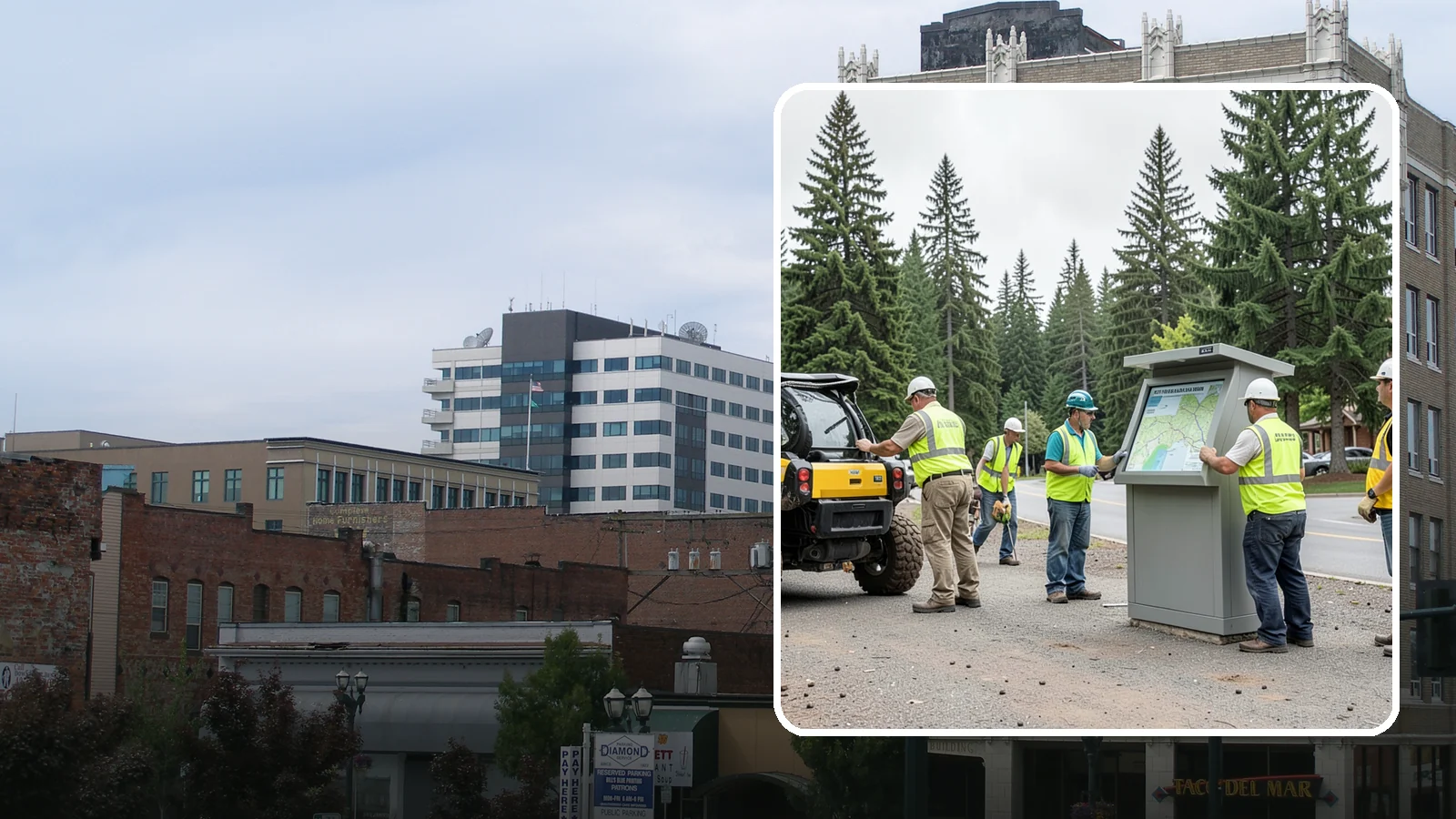 Kiosk Installation in Everett, Snohomish County, WA - We install community information kiosks at trailheads, parks, and civic gathering places for posted notices and maps.