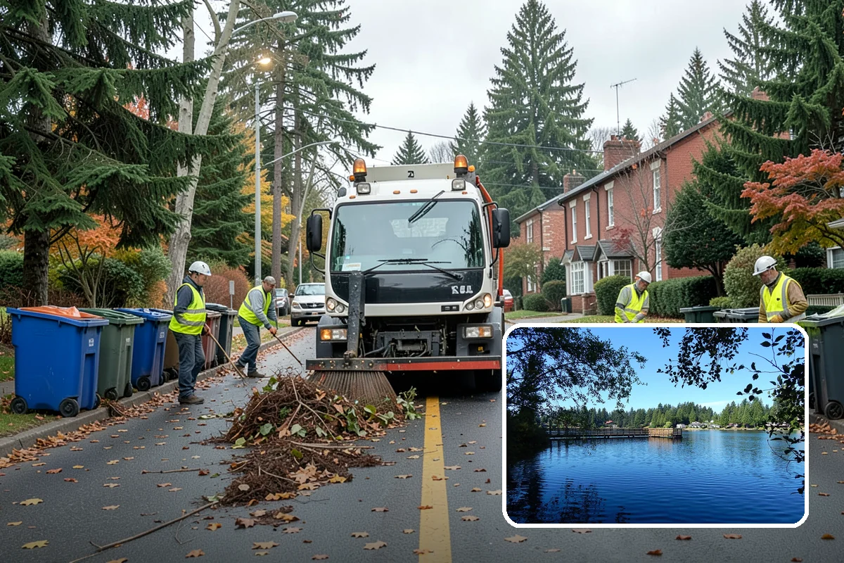 Kiosk Installation in Federal Way, King County, WA - Provides a protected, official surface for public postings and maps