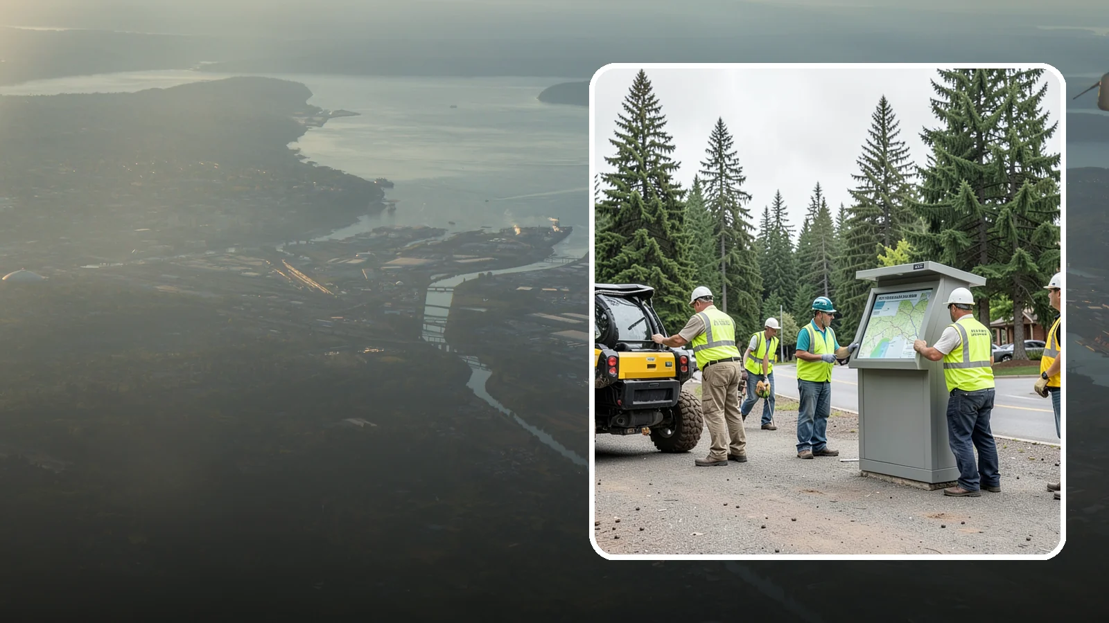 Kiosk Installation in Fife, Pierce County, WA - We install community information kiosks at trailheads, parks, and civic gathering places for posted notices and maps.