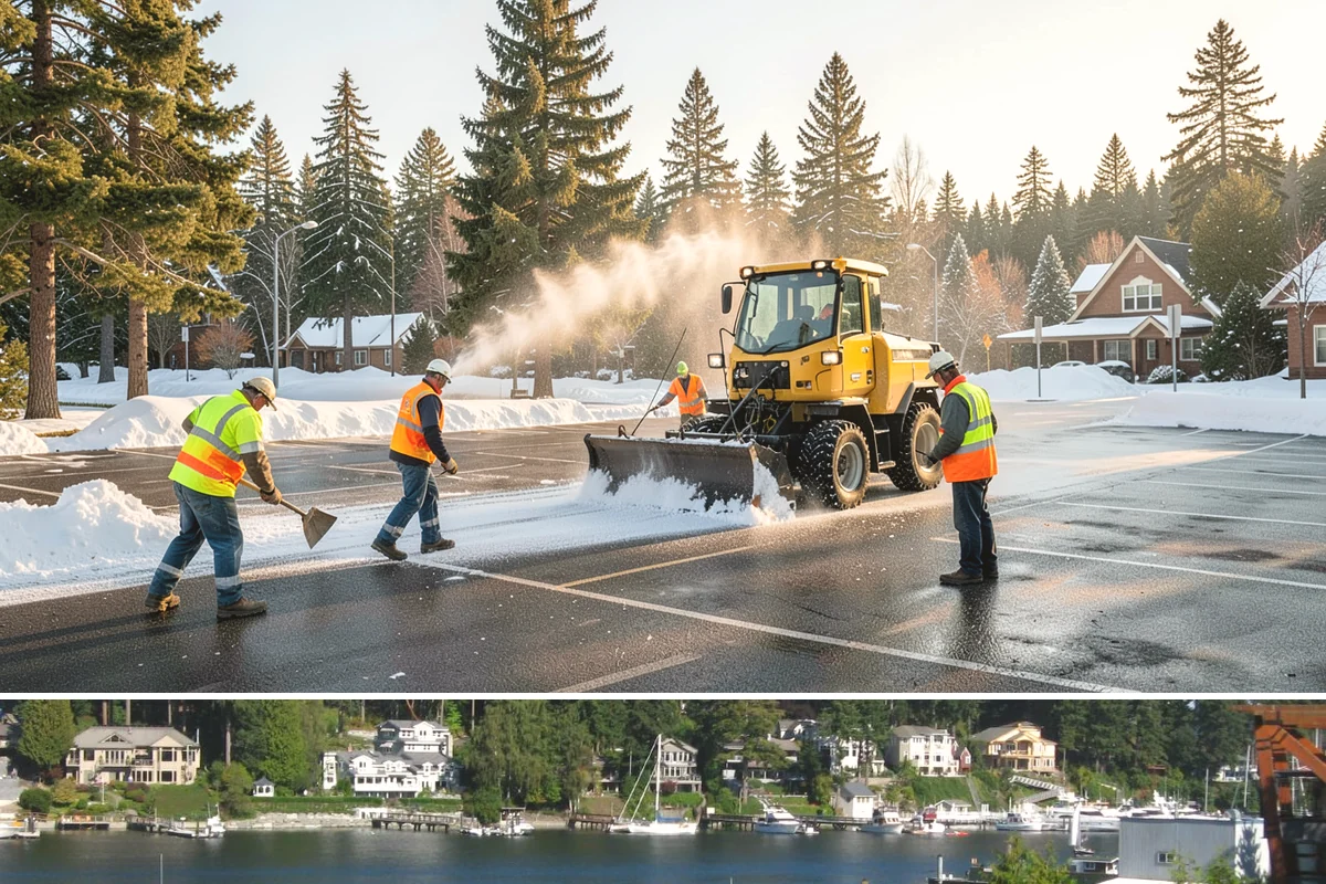Kiosk Installation in Gig Harbor, Pierce County, WA - Footing and installation work is best scheduled in drier months for reliable concrete cures, though covered kiosks can be set...