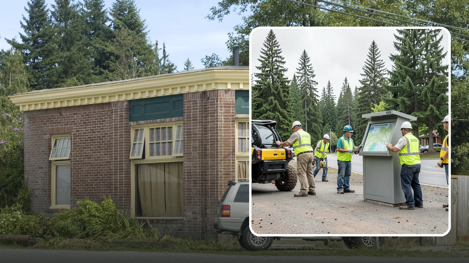 Kiosk Installation in Hamilton, Skagit County, WA - We install community information kiosks at trailheads, parks, and civic gathering places for posted notices and maps.