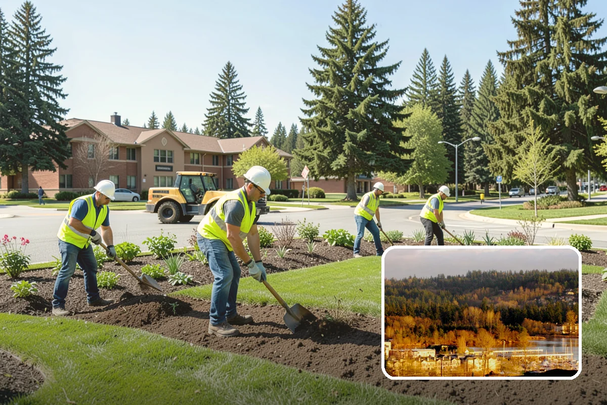 Kiosk Installation in Kenmore, King County, WA - Provides a protected, official surface for public postings and maps