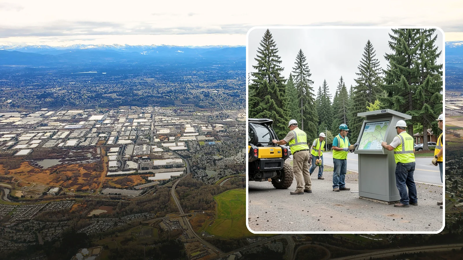 Kiosk Installation in Kent, King County, WA - We install community information kiosks at trailheads, parks, and civic gathering places for posted notices and maps.