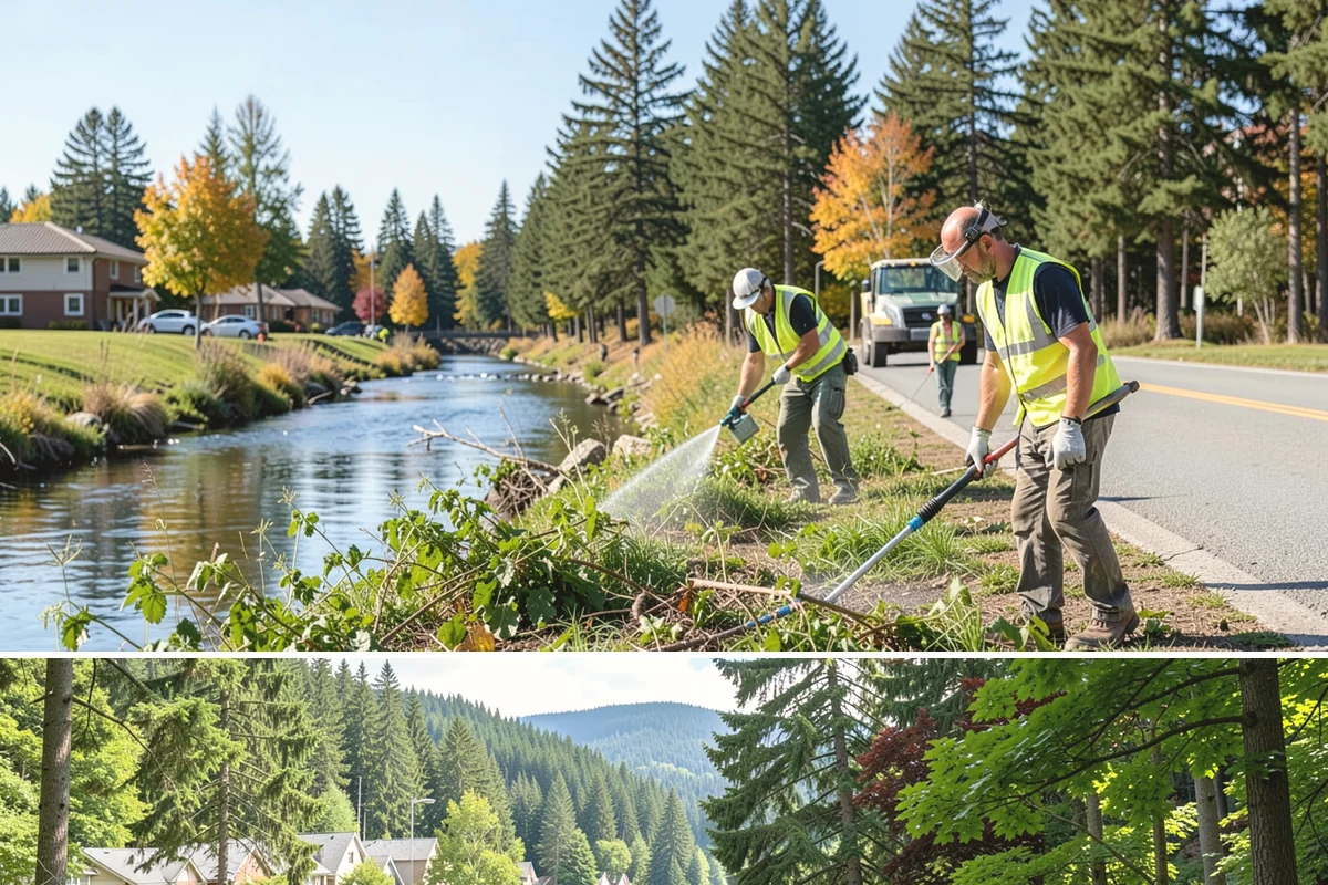 Kiosk Installation in Lake Forest Park, King County, WA - Footing and installation work is best scheduled in drier months for reliable concrete cures, though covered kiosks can be set...