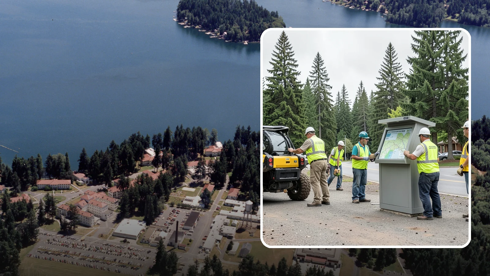 Kiosk Installation in Lakewood, Pierce County, WA - We install community information kiosks at trailheads, parks, and civic gathering places for posted notices and maps.