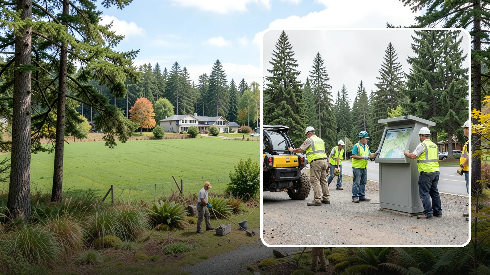 Kiosk Installation in Lyman, Skagit County, WA - We install community information kiosks at trailheads, parks, and civic gathering places for posted notices and maps.