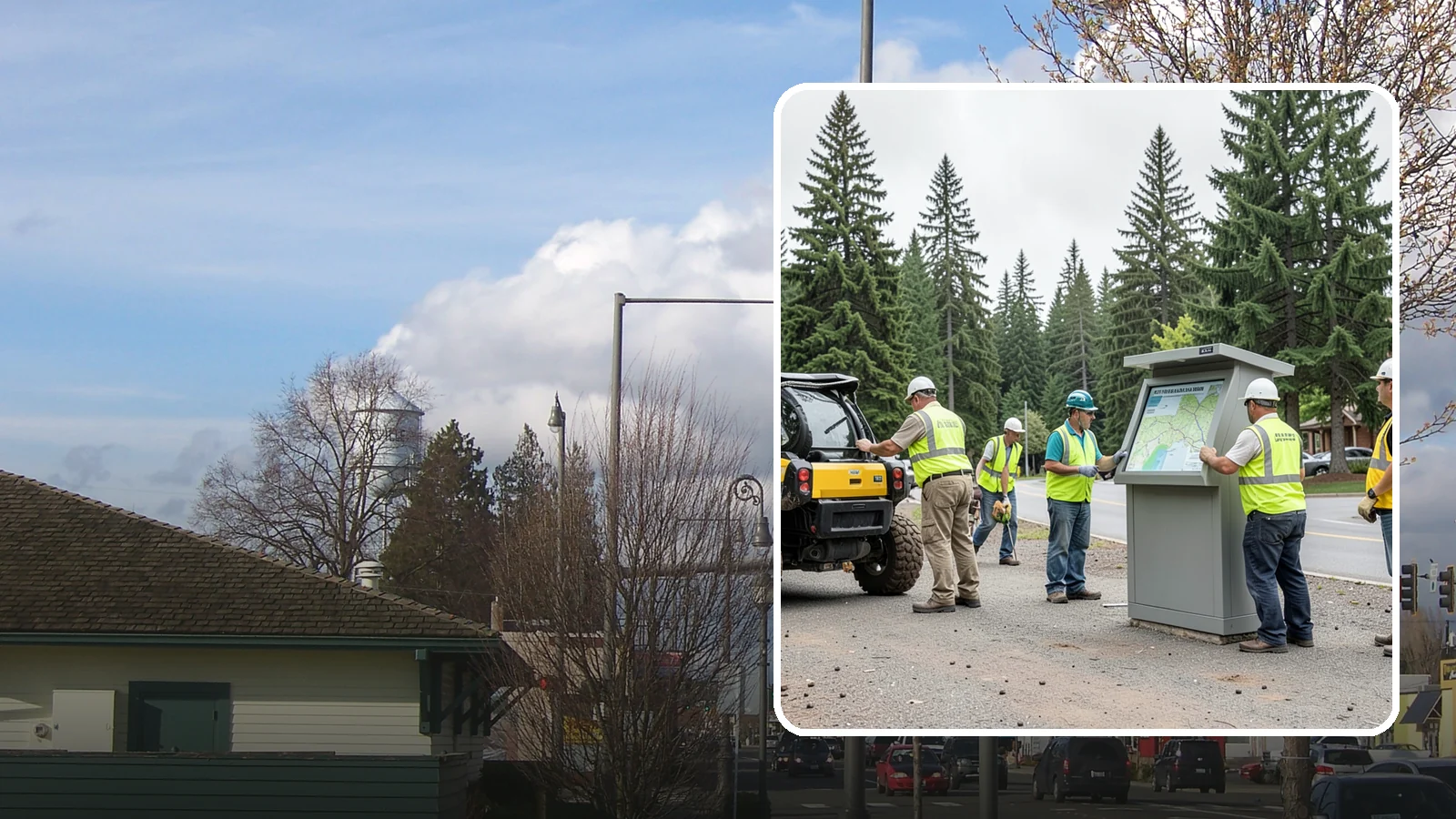 Kiosk Installation in Marysville, Snohomish County, WA - We install community information kiosks at trailheads, parks, and civic gathering places for posted notices and maps.