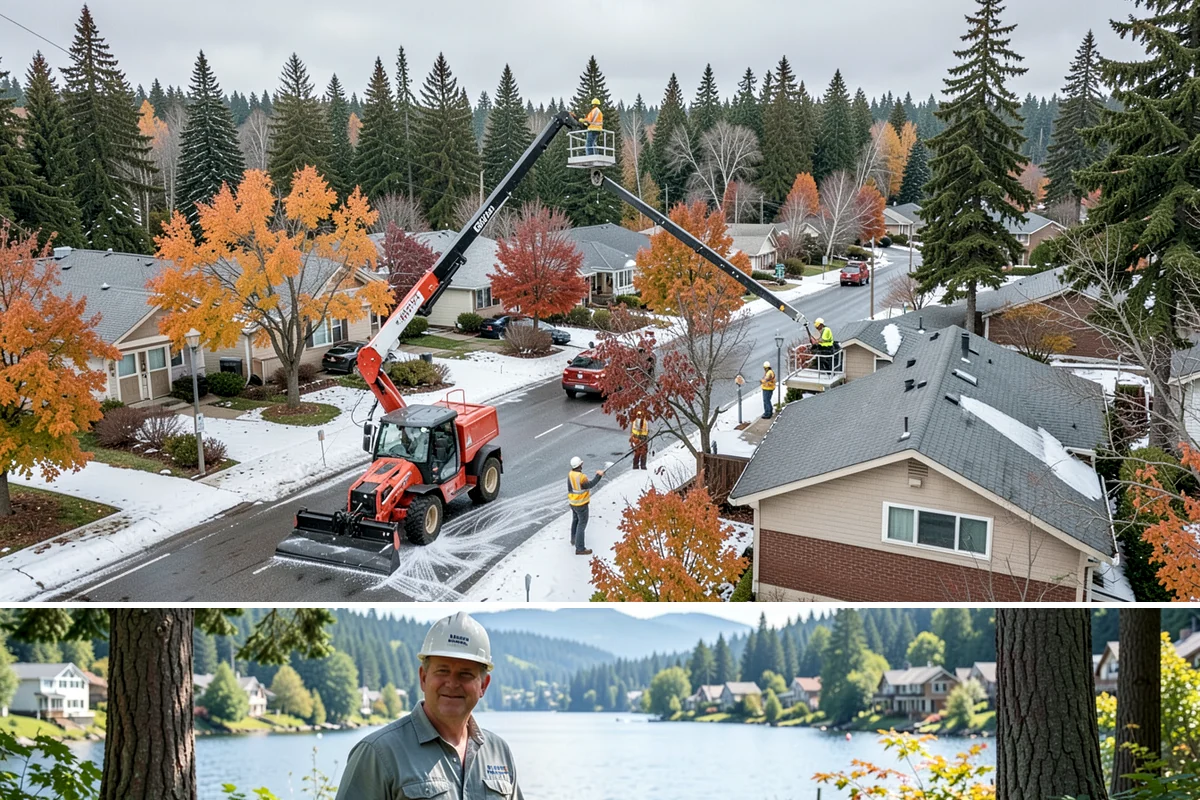 Kiosk Installation in Milton, King County, WA - Footing and installation work is best scheduled in drier months for reliable concrete cures, though covered kiosks can be set...